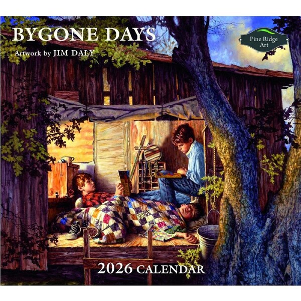 Pine Ridge 2026 Calendar Bygone Days Calender Fits Wall Frame