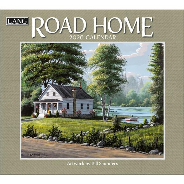 Lang 2026 Calendar Road Home Calender Fits Wall Frame