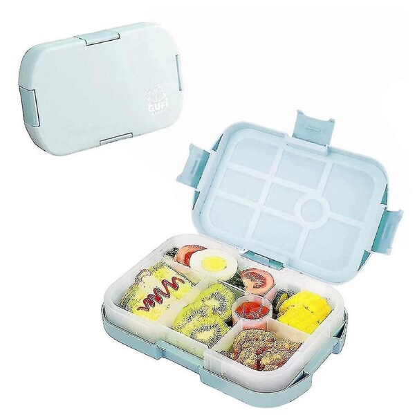 Children Bento Box Bento Lunch Boxes Compartment Bento Box Leak proof Bento Box 6 Compartments 920ml