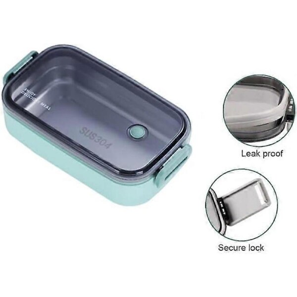 Bento Lunch Box for Adult, 1 Layer Leak Proof Bento Box , Bento Lunch Box Adults and Kids, Bento Box Japanese Lunch Box