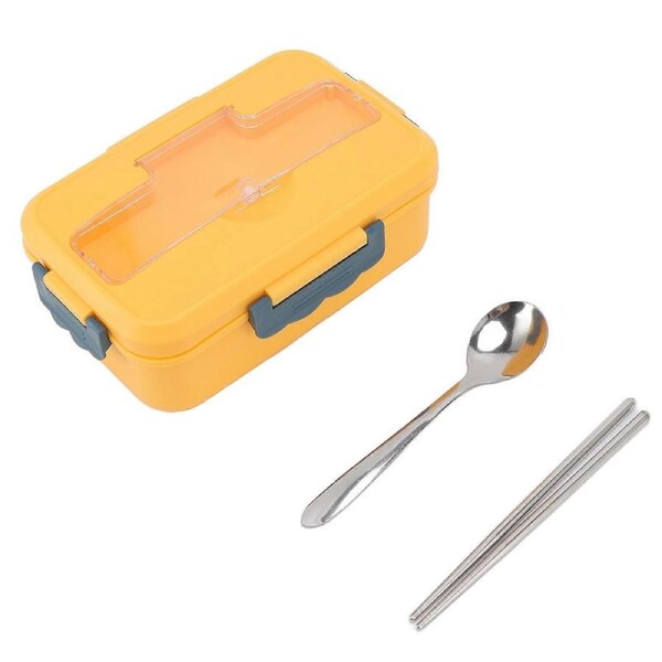 Bento Box Thermal Bento Lunch Box with Spoon and Chopsticks Students
