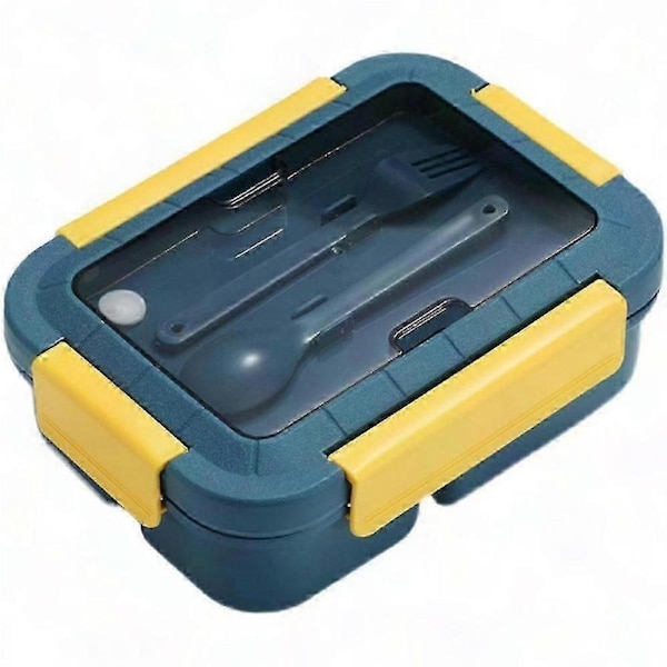 Bento Box With Compartments,1500ml Lunch Container Bento Boxes With Spoon And Fork