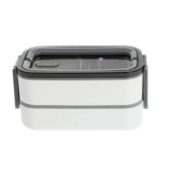 1 Set Double-layer Bento Box Meal Separation Bento Box Portable Sealed Bento Box
