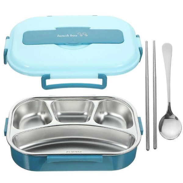 Bento Box Student Compartment Bento Box Bento Container Food Box Bento Holder(1300ml)