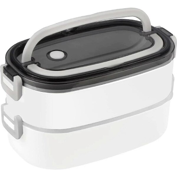 Large Bento Box for Adults, Leakproof Bento Box with Portable Handle, 1600ML Bento Box with Utensils, Food Safe Material, Microwave Safe Bento Box f