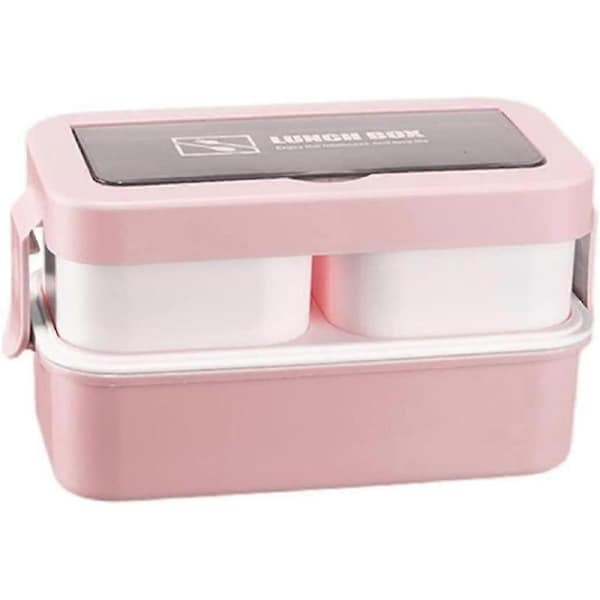 Bento Box Kis Lunch Box Stackable, Bento Boxes For Aults/kis Lunch Containers, Leak Proof Bento Box With Removable Compartments