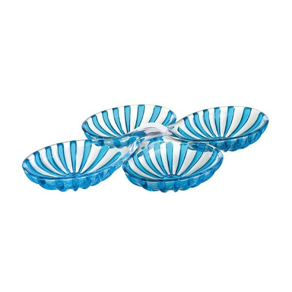2pc Guzzini Dolcevita Hors D'Oeuvres Serving Snack Bowl 35cm Turquoise