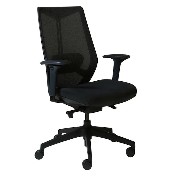 Rapidline Arco Operator Chair Mesh Back Black