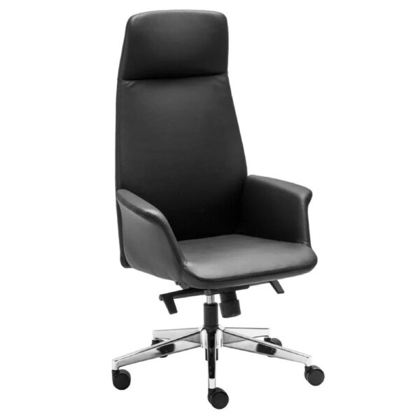Rapidline Accord Executive Chair High Back Genuine Leather Black