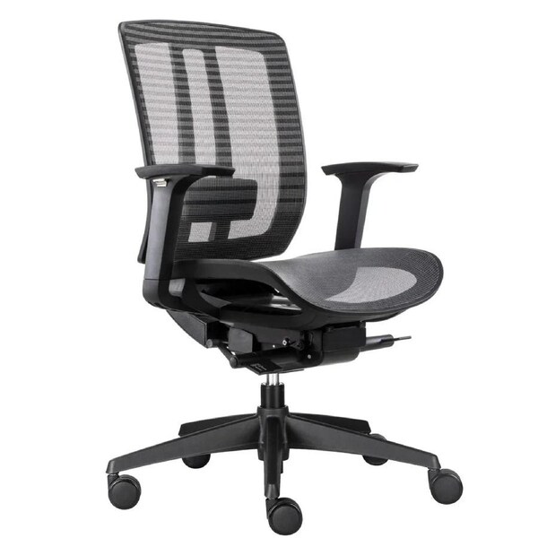 Rapidline Oasis Operator Chair Full Mesh Black