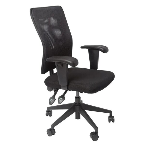 Rapidline AM100 Operator Chair Medium Back Mesh Black