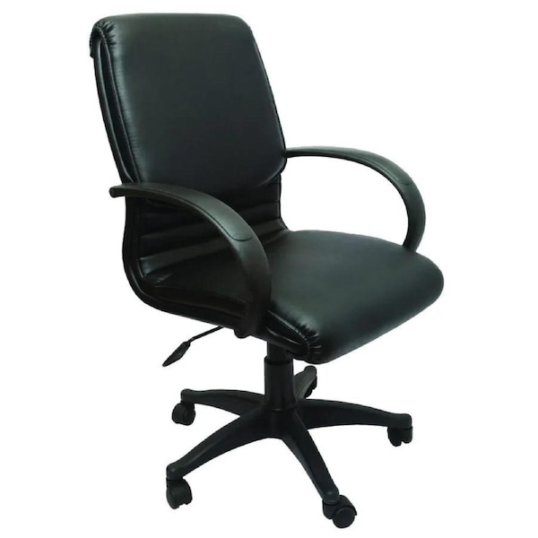 Rapidline CL610 Executive Chair Medium Back PU Black