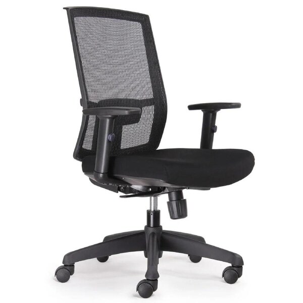 Rapidline Task Promesh Chair High Back Black
