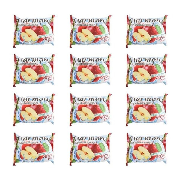 12PK Harmony Mood Enhancer Natural Fruity Refreshing Bath Bar Soap 70g Assorted