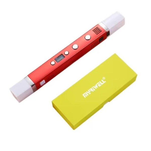 Myriwell RP-100C 3D printing pen LCD Screen PLA Filament - red
