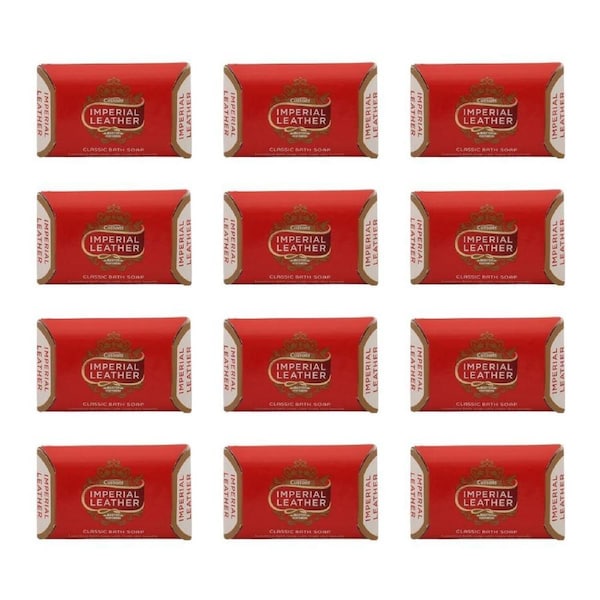12PK Imperial Leather Cleansing & Moisturising Cussons Red Bar Soap 100g