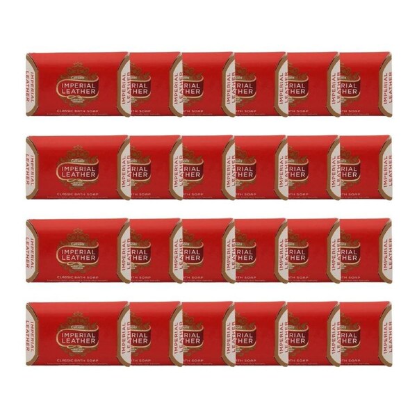 24PK Imperial Leather Cleansing & Moisturising Cussons Red Bar Soap 100g
