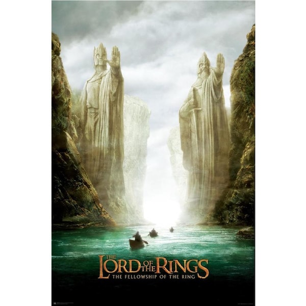 The Lord of the Rings The Fellowship of the Ring The Argonath Movie Poster