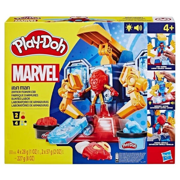 Play-Doh Marvel Iron Man Armour Maker Lab