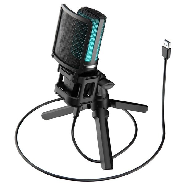 Playmax RGB Black Microphone