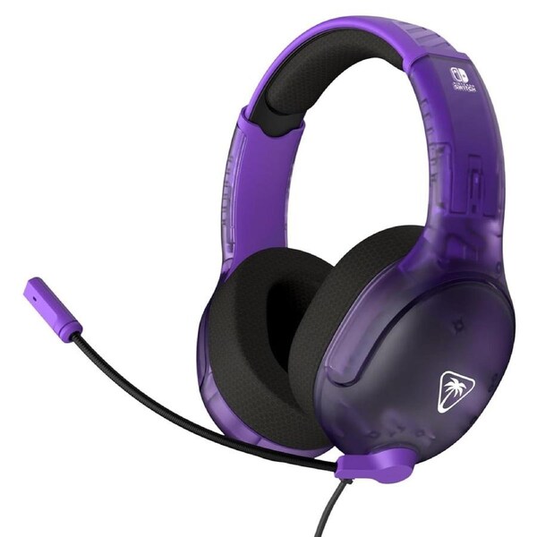 Turtle Beach Airlite Fit Wired Gaming Headset for Nintendo Switch (Ghost Purple)