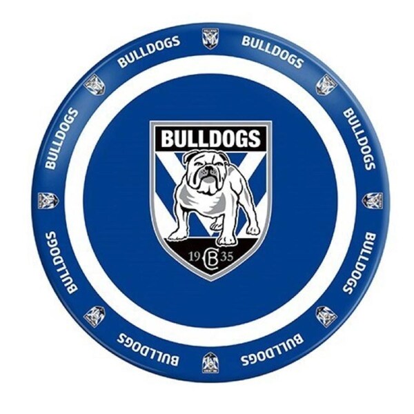 NRL Melamine Plate - Canterbury Bulldogs - 20cm diameter - Single