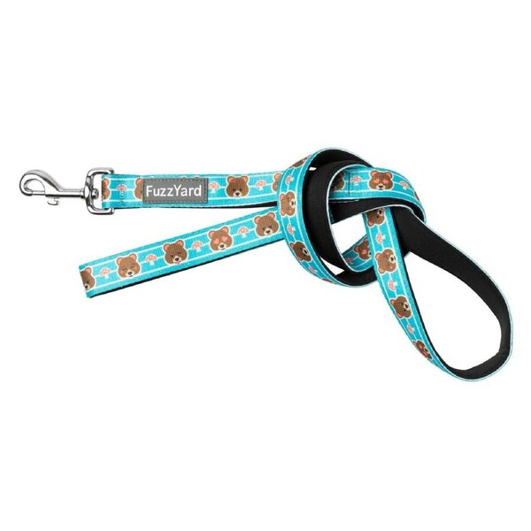Fuzz Bear Large Dog Lead by FuzzYard 25mm x 140cm