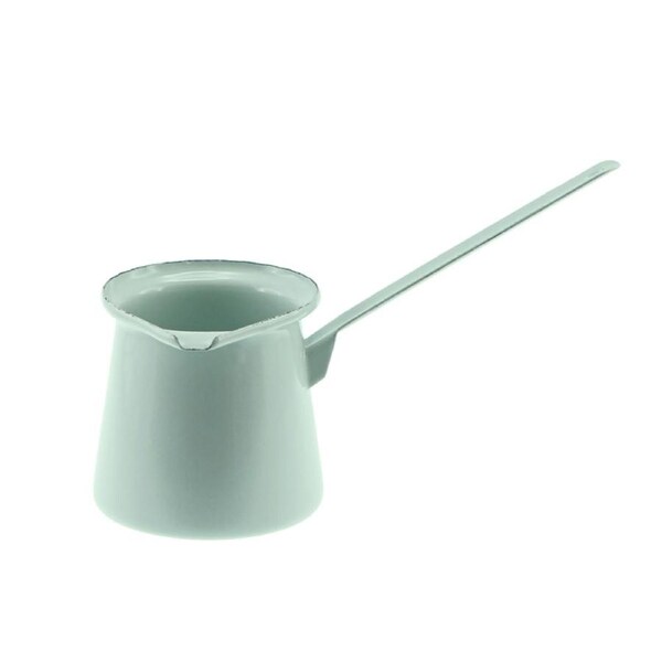 Falcon Country Vintage Style Enamel Butter Melter Duck Egg Blue