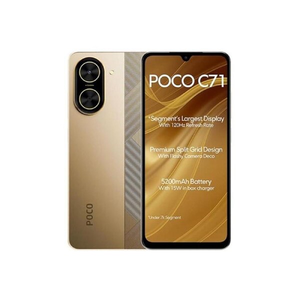Xiaomi Poco C71 Desert Gold 4GB 128GB - Brand New