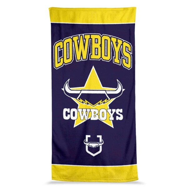 North QLD Queensland Cowboys NRL Rugby League Jumbo Large Beach Bath Towel