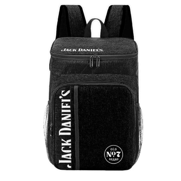 Jack Daniels Drink Food Cooler Zip Bag Backpack