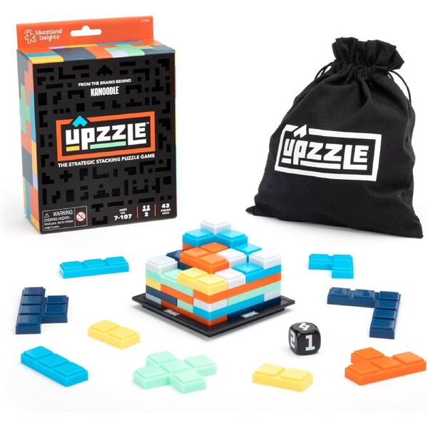Upzzle(TM) Strategic Stacking Puzzle Game - Educational Insights 3D Logic