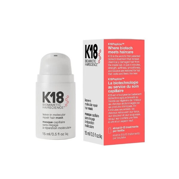 K18 Leave-In Molecular Repair Hair Mask - 15Ml