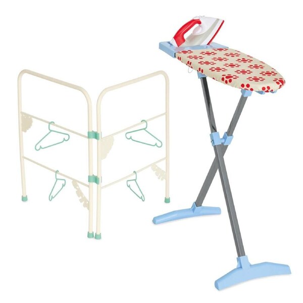 Casdon Ironing Board Playset Role Play Foldable Home Appliance Toy Kids 3y+