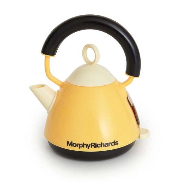 Casdon Morphy Richards Kettle Toy Role-play Pretend Play Kitchen Kids 3y+ Yellow