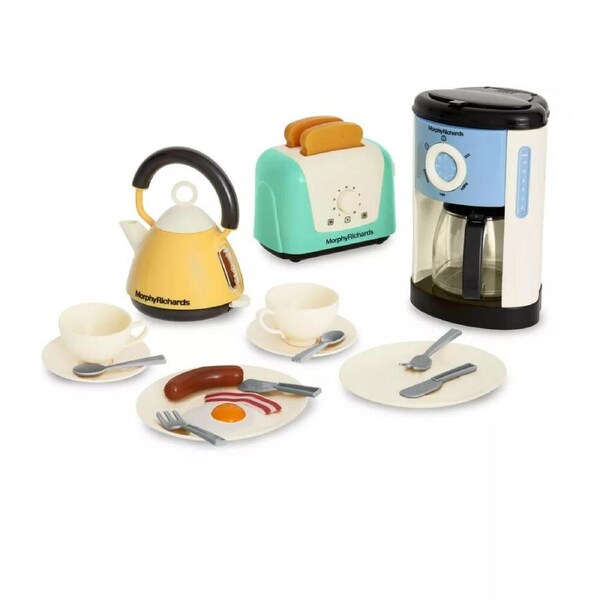 Casdon Morphy Richards Kitchen Set Role-play Breakfast Toy Kids Children 3y+