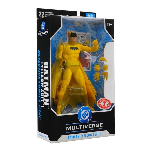 DC Multiverse Detective Comics #241 Batman Yellow Suit Red Platinum Edition 7 inch Action Figure