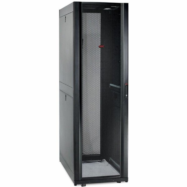 APC by Schneider Electric NetShelter 42U Rack Cabinet for Storage, Server - 482.60 mm Rack Width - Black - 1022 kg Dynamic/Rolling Weight Capacity -