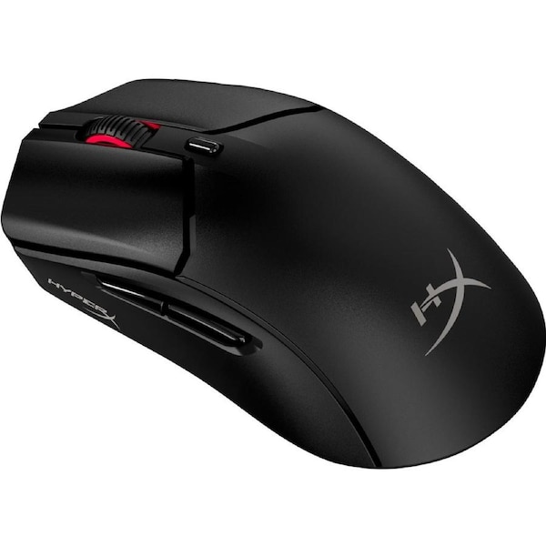 HyperX Pulsefire Haste 2 Gaming Mouse - Bluetooth - USB Type A - 6 Button(s) - 6 Programmable Button(s) - Black - Cable/Wireless - 2.40 GHz - - 26000