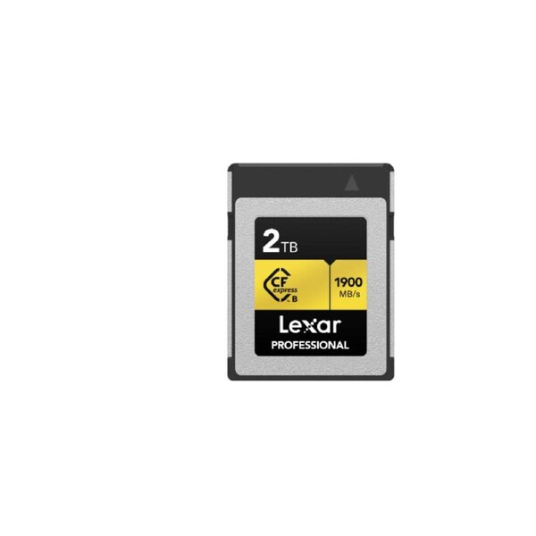 Lexar Professional Cfexpress Type B gold series 2TB – CFexpress Type B 1900MB/s read / 1500MB/s write,minimum sustained write speeds of 1300MB/s1