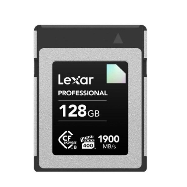 Lexar CFexpress Type B Diamond Series 128GB – CFexpress Type B card Diamond 1900MB/s read, up to 1700MB/s write, VPG400, 8K RAW