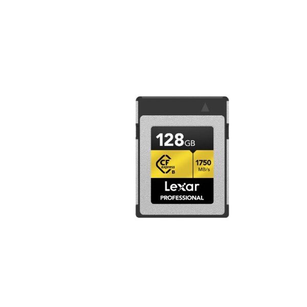 Lexar Professional Cfexpress Type B gold series 128GB – CFexpress Type B 1750MB/s read, 1500MB/s write,minimum sustained write speeds of 1300MB/s1