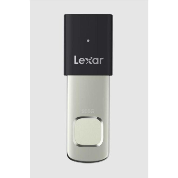 Lexar F35 PRO 256GB JumpDrive Fingerprint USB 3.2 Gen 1, up to 400MB/s read, 350MB/s write transfer content between your USB Type-CTM and Type-A devi