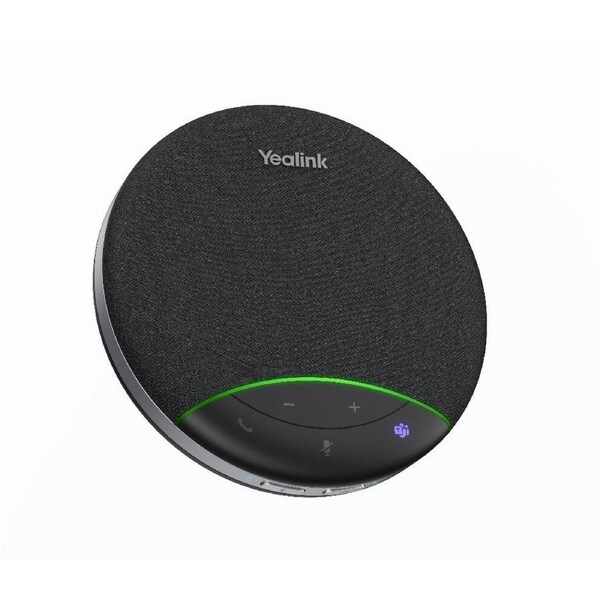 Yealink SP92 with Dongle USB-C/A, AI Noise Cancellation, 4m All-round Voice Pick Up 50 mm Speaker for Brilliant Audio Quality Full Duplex Audio&Echo