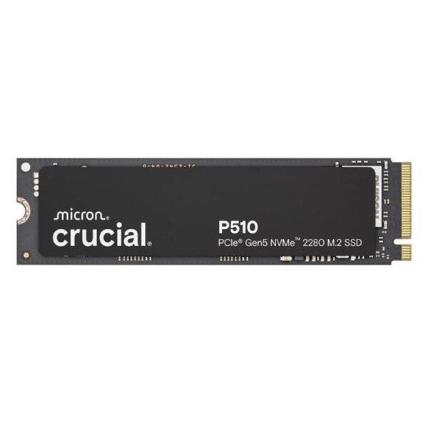 Crucial P510 2TB Gen5 NVMe 2280 M.2 SSD 1000/8700 MB/s R/W 1200TBW 1.4M IOPS 1.5M hrs MTTF Full-Drive Encryption 5yrs