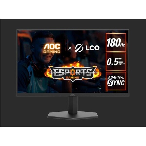 AOC 27'QHD,IPS,180Hz,1ms GtG / 0.5ms MPRT,HDR10,1H1DP, normal stand,Adaptive Sync,Low input lag,Gaming mode,Dial Point,Shadow Control,Low blue mode