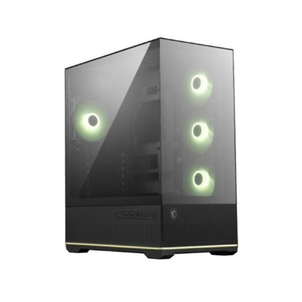 MSI MAG PANO 110R PZ BLACK Micro ATX Case, 2 x USB 5Gbps , 1x USB C 20Gbps, 1 x Audio-Out / Mic,, 3x 2.5', 2x 3.5', Micro ATX / Mini ITX(NEW)