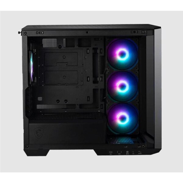 MSI MAG PANO 100R PZ BLACK Micro ATX Case, 2 x USB 5Gbps , 1x USB C 20Gbps, 1 x Audio-Out / Mic,, 3x 2.5', 2x 3.5', Micro ATX / Mini ITX(NEW)