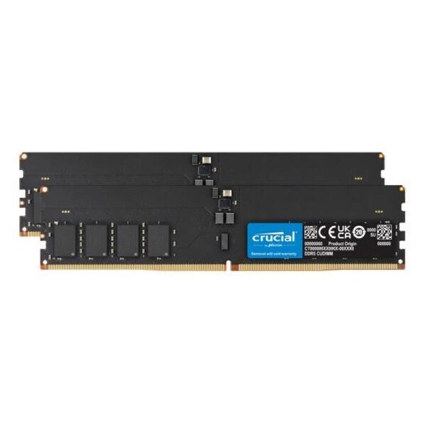Crucial 64GB (2x32GB) DDR5 CUDIMM 6400MHZ CL52 Desktop PC Memory for Intel Core Ultra Processors AI PC
