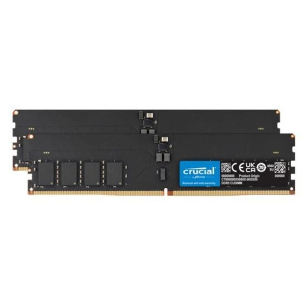 Crucial 32GB (2x16GB) DDR5 CUDIMM 6400MHZ CL52 Desktop PC Memory for Intel Core Ultra Processors AI PC